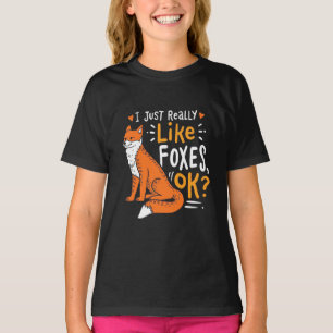 T-shirt J'Aime Vraiment Les Renards