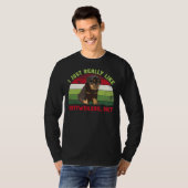 T-shirt J'Aime Vraiment Les Rottweilers Ok Retro (Devant entier)