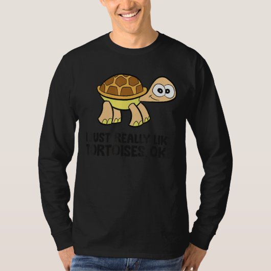 T-shirt J'Aime Vraiment Les Tortues Ok Les Tortues (Devant)