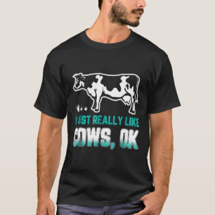 T-shirt J'Aime Vraiment Les Vaches Ok
