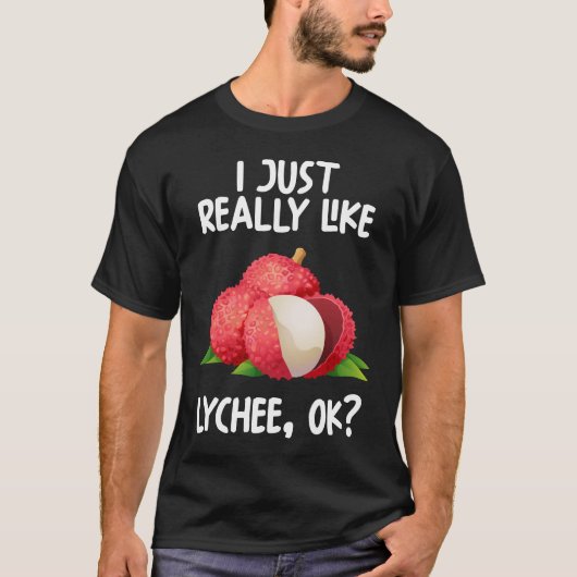 T-shirt J'Aime Vraiment Lychee Ok (Devant)