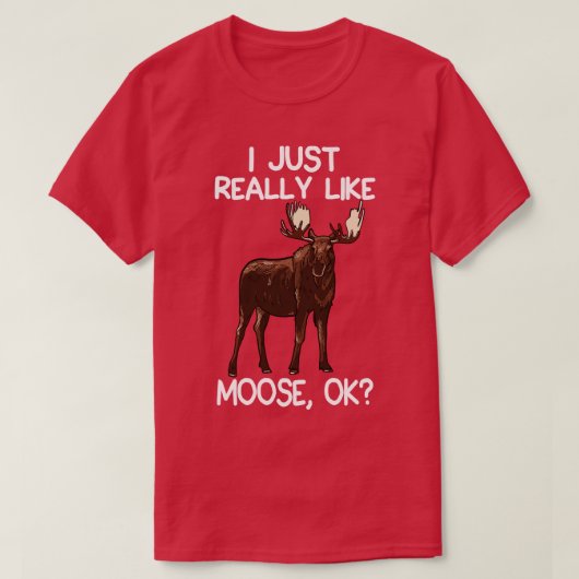 T-shirt J'Aime Vraiment Moose (Design devant)