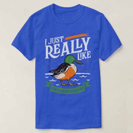 T-shirt J'aime vraiment Northern Shovelers (Design devant)