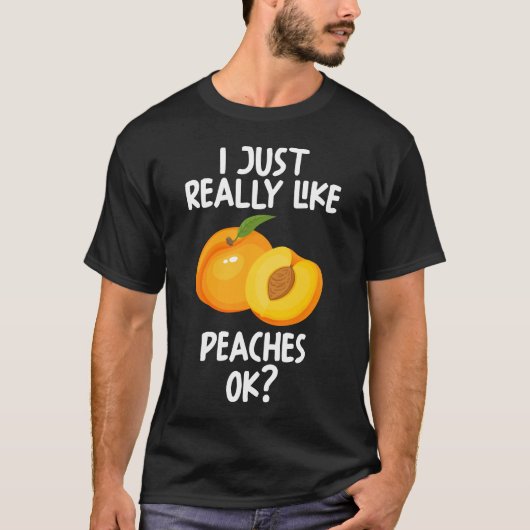 T-shirt J'Aime Vraiment Peaches Ok (Devant)