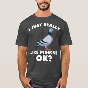 T-shirt J'Aime Vraiment Pigeon Breeder Pigeon Racing