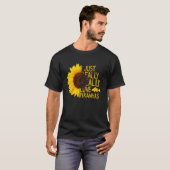 T-shirt J'Aime Vraiment Piranhas Femmes Hommes Poisson Sun (Devant entier)