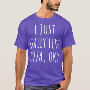 T-shirt J'Aime Vraiment Pizza Ok656 1037