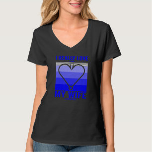 T-shirt J'Aime Vraiment Quand Ma Femme Me Laisse Aller Pêc