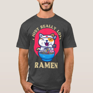 T-shirt J'Aime Vraiment Ramen Funny Japon Vintage Ramen