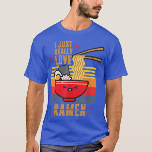 T-shirt J'Aime Vraiment Ramen Noodles, Japonais Pour Homme