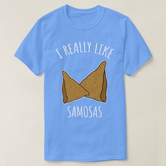 T-shirt J'Aime Vraiment Samosas (Design devant)