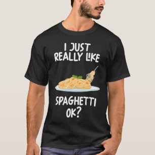 T-shirt J'Aime Vraiment Spaghetti Ok