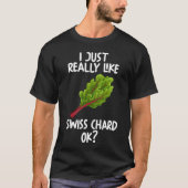 T-shirt J'Aime Vraiment Swiss chard Ok (Devant)