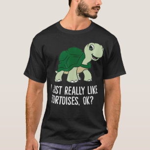 T-shirt J'Aime Vraiment Tortoises Ok Cute Tortoise Tank