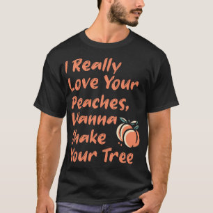 T-shirt J'Aime Vraiment Vos Pêches Vous Voulez Secouer Vot
