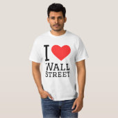 T-shirt J'aime Wall Street (Devant entier)