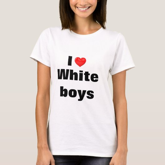 T-shirt J'aime Whiteboys (Devant)