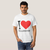 T-shirt J'aime Willemstad (Devant entier)