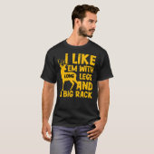 T-shirt J'aime &x27 ; em avec de longues jambes et un gran (Devant entier)