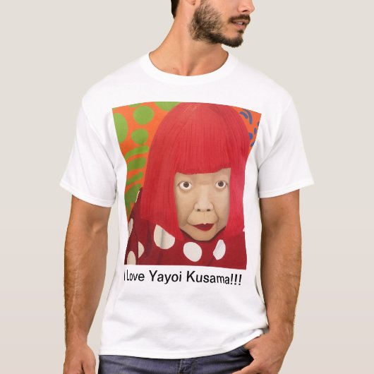 T-shirt J'aime Yayoi Kusama ! ! ! (Devant)
