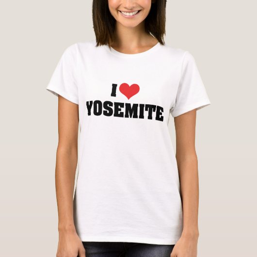 T-shirt J'aime Yosemite (Devant)