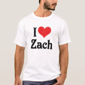 T-shirt J'aime Zach (Devant)
