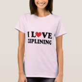 T-shirt J'aime Ziplining (Devant)