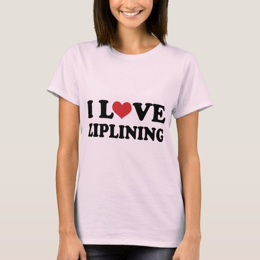 T-shirt J'aime Ziplining (Devant)