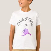 T-shirt J'aimerais être en Alaska (Devant)