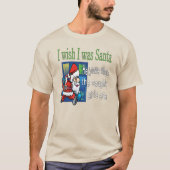 T-shirt J'Aimerais Être Père Noël (Devant)