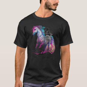 T-shirt j'aimerais mieux monter, cheval Équestres À cheval