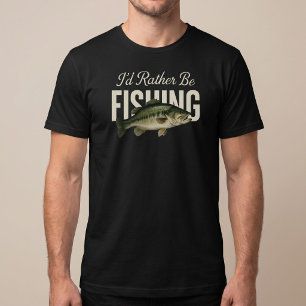 T-Shirt J'aimerais Mieux Pêcher