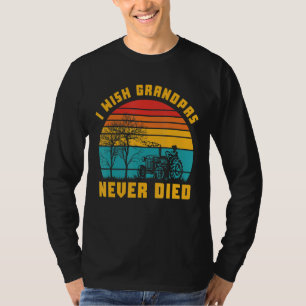 T-shirt J'Aimerais Que Les Grand-Pères Ne Meurent Jamais D