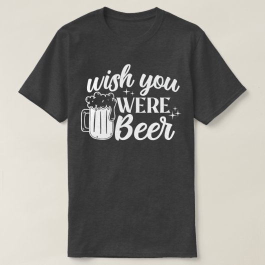 T-shirt J'Aimerais Que Vous Buviez De La Bière Alcool Drôl (Design devant)