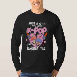 T-shirt J'Aimerais Vraiment K Pop Et Buble Tea Ok Boba
