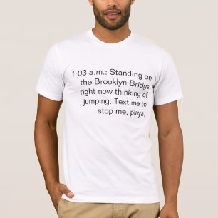 T-shirt Jake et Amir : Message textuels (pièce en t)