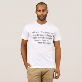 T-shirt Jake et Amir : Message textuels (pièce en t) (Devant entier)