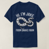 T-shirt Jake From Snake Farm Rattlesnake Pit Funny Snake (Design devant)