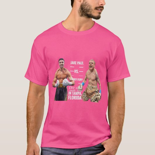 T-shirt Jake Paul Vs Tommy Fury (Devant)