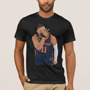 T-shirt Jalen Brunson Basket-ball de New York Art pour fan