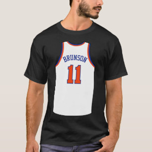 T-shirt Jalen Brunson New York Jersey White Qiangy
