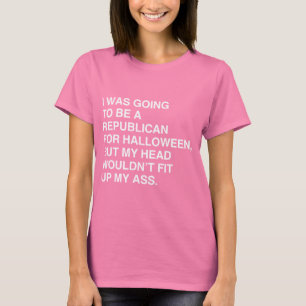 T-SHIRT J'ALLAIS ÊTRE UN RÉPUBLICAIN POUR HALLOWEEN
