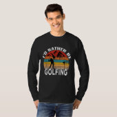 T-shirt J'allais frapper le Disk Golf (Devant entier)
