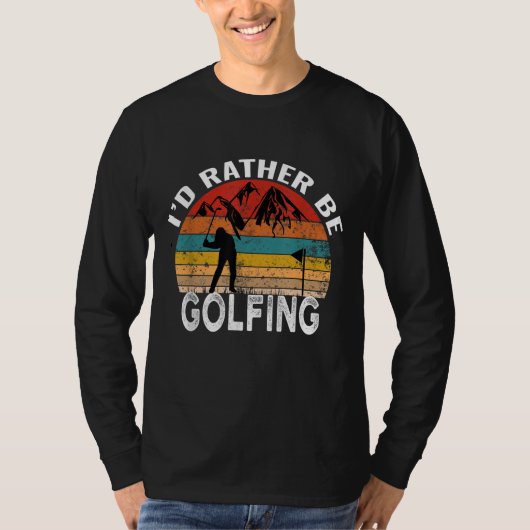 T-shirt J'allais frapper le Disk Golf (Devant)