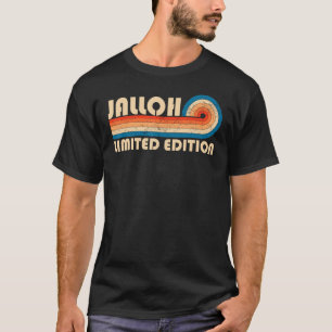 T-shirt JALLOH Nom de famille Retro Vintage 80s 90s Annive