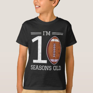 T-shirt Jalon 10e anniversaire Football américain Garçon 1