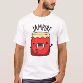 T-shirt Jam-arbitre Funny Vampire Jam Pun (Devant)