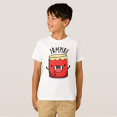 T-shirt Jam-arbitre Funny Vampire Jam Pun (Devant entier)