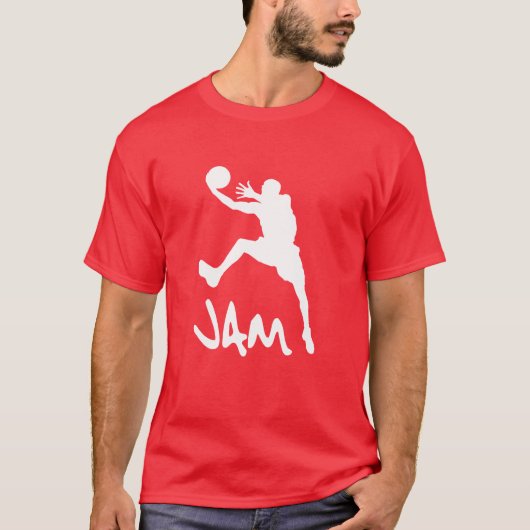 T-shirt Jam Basket-ball (Devant)