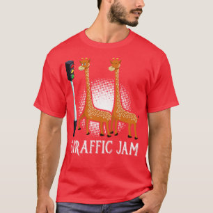 T-shirt Jam de trafic Giraffy Jam Pun